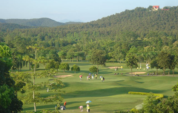 view over royal chiang mai golf resort, chiang mai, thailand