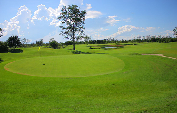 green, mae jo golf club, chiang mai, thailand